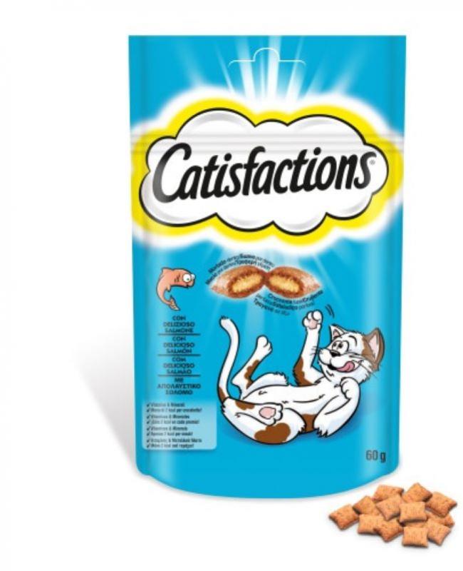 Catisfactión para gato salmón 60gr